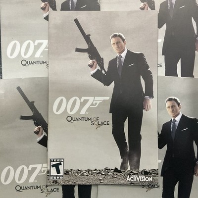 007 Quantum of Solace PS2 PlayStation 2 Instruction Manual Only