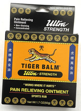 Tiger Balm Ultra Strength Pain Relieving Ointment 1.7oz Fast Acting Muscle Relie