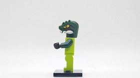 LEGO minifigure Lizaru njo0068 Ninjago Rise of Snakes 9557 green snake      read