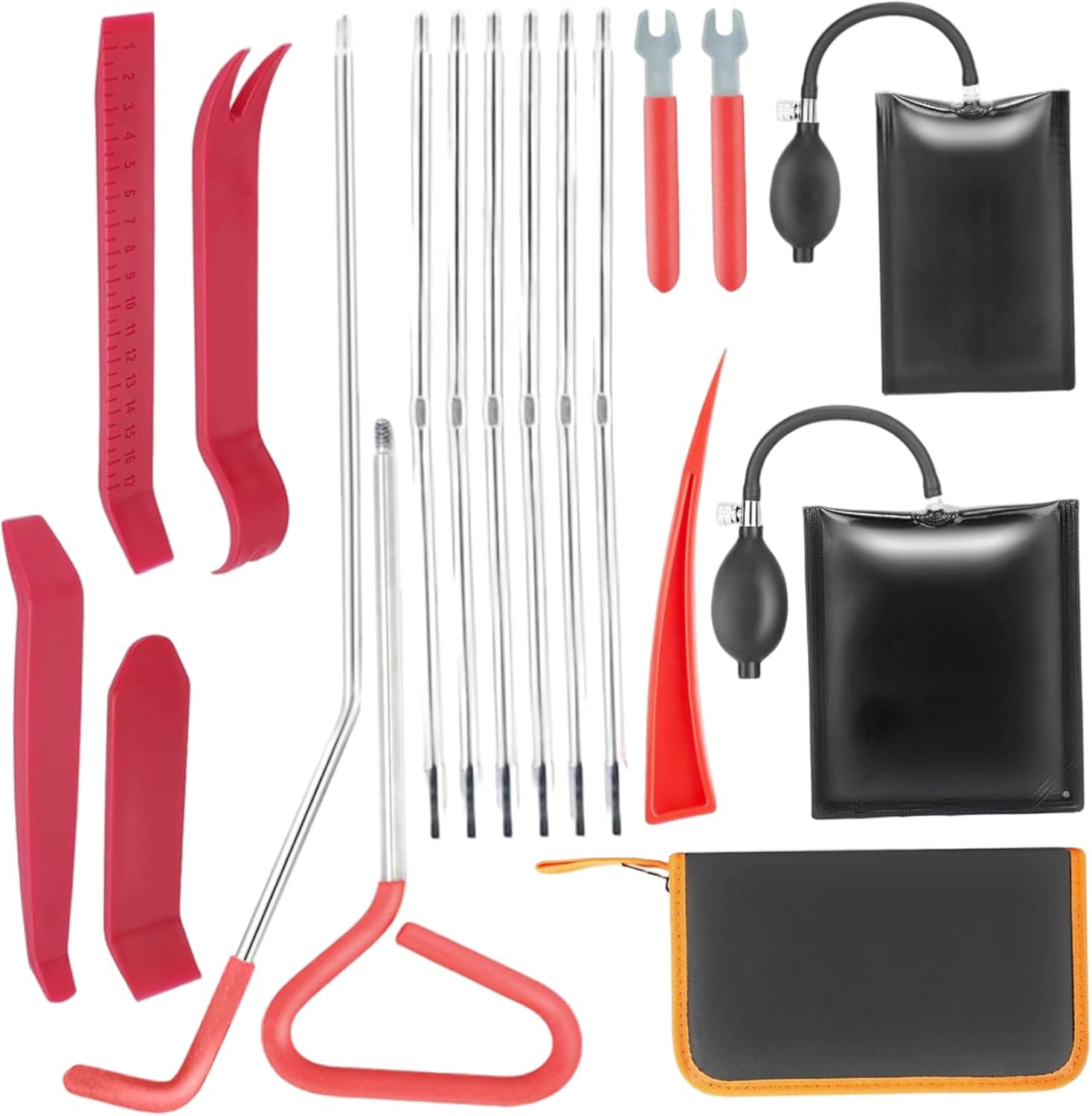 Kit Utensili per Auto Sblocco Professionale | Acciaio Inox e TPU
