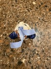 Ozdoby Ceramika Bolesławiec Elephant in Blue & Cream Handmade Rare Hard To Find — photo 4