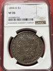 1894-O Morgan Dollar  NGC VF-35  Semi-Key  Crusty Original Skin  FREE SHIP