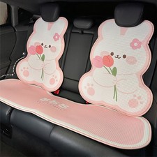 Cute Cartoon Car Seat Cushion Breathable Universal Auto Seat Cover For 4 Seasons