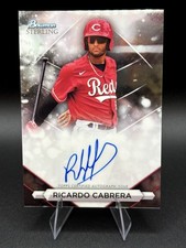 2023 Bowman Sterling - Prospect Autographs Ricardo Cabrera #PA-RC (AU, RC) CC2