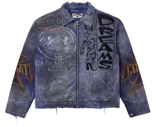 Valley Forever Jacket DESTRUCTION WORK JACKET [INDIGO! - product listing photo