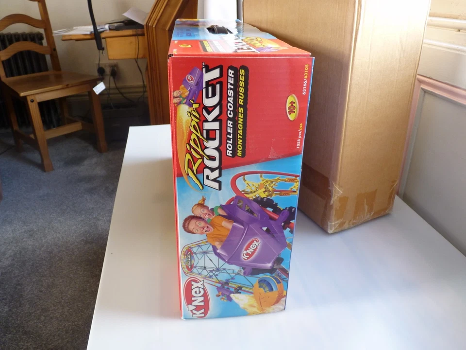 RARE VINTAGE KNEX RIPPIN ROCKET ROLLER COASTER ***UNOPENED FACTORY SEALED BOX*** - Image 4 of 4