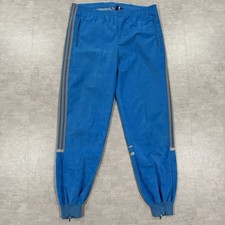 Adidas Vintage Mens Sweatpants 1970s 80s Sky Blue Track Pants Jogger Fits Large