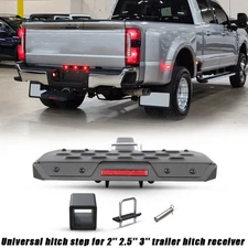 Universal 13.78" x 5.08" Trailer Towing Rear Hitch Step Bar Fits 3" Receiver