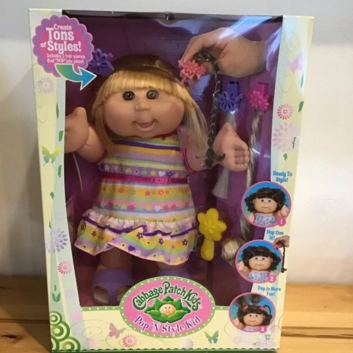 Cabbage Patch Kids Pop ’N Style Kid Doll Bobby Lavina NEW IN BOX