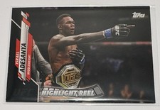 2020 Topps Black /69 Highlight Reel Israel Adesanya #100 UFC *SEE NOTE*