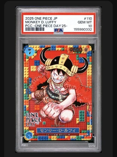 PSA 10 - 2025 One Piece Monkey D. Luffy P-110 ONE PIECE DAY 25 Japanese