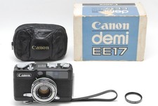  MINT / Strap Box Canon Demi EE17 Black Half Frame Film Camera From JAPAN