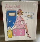 Vintage 1960's Miner Industries White Vinyl Fashion Doll Wardrobe Case