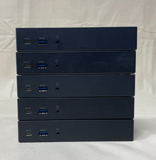 LOT OF 5 Lenovo Thinkpad USB-C Dock USB 3.0 4K Plug and Display DK1633