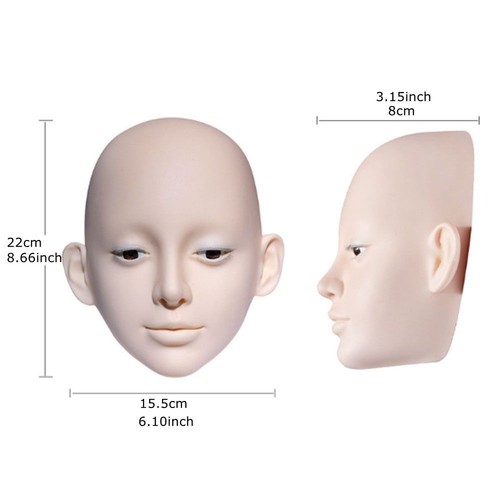 3 Schichten Wimpern Make-up-Trainingstool Silikon Bionic Skin Übungsbrett - Picture 2 of 9