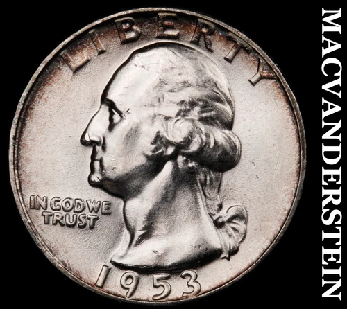 1953 Washington Quarter- Choice Gem Brilliant Uncirculated Luster #G6594