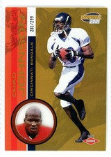 2001 Pacific Invincible CHAD JOHNSON Rookie Card #261 Ser#281/299. rookie card picture