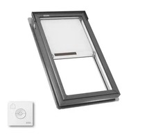 Velux Skylight Fixed Deck Mount Solar Powered...