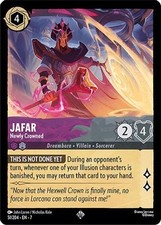Jafar - Newly Crowned 51/204 Archazia's Island Super Rare Near Mint Lorcana