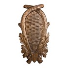 Ecusson de bois pour trophée de daim. Bouclier. Massacre. 43x22cm 231401