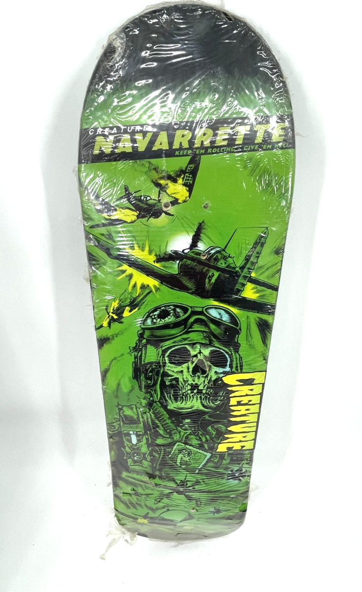 David Gravette Creature Skateboard Deck Give em Hell Navarreette