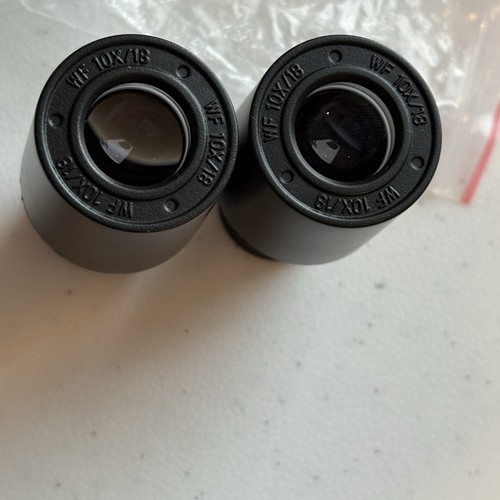 OMAX WF10X/18 MICROSCOPE EYEPIECE Pair Of Two - Excellent - Picture 4 of 9