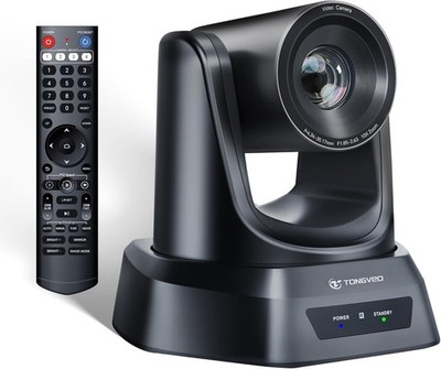 TONGVEO PTZ Kamera HDMI/SDI/USB/LAN IP-Livestreaming 10x Optischer Zoom 1080P