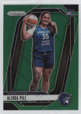 2024 Panini Prizm WNBA Green Prizm Alissa Pili #150 4z8