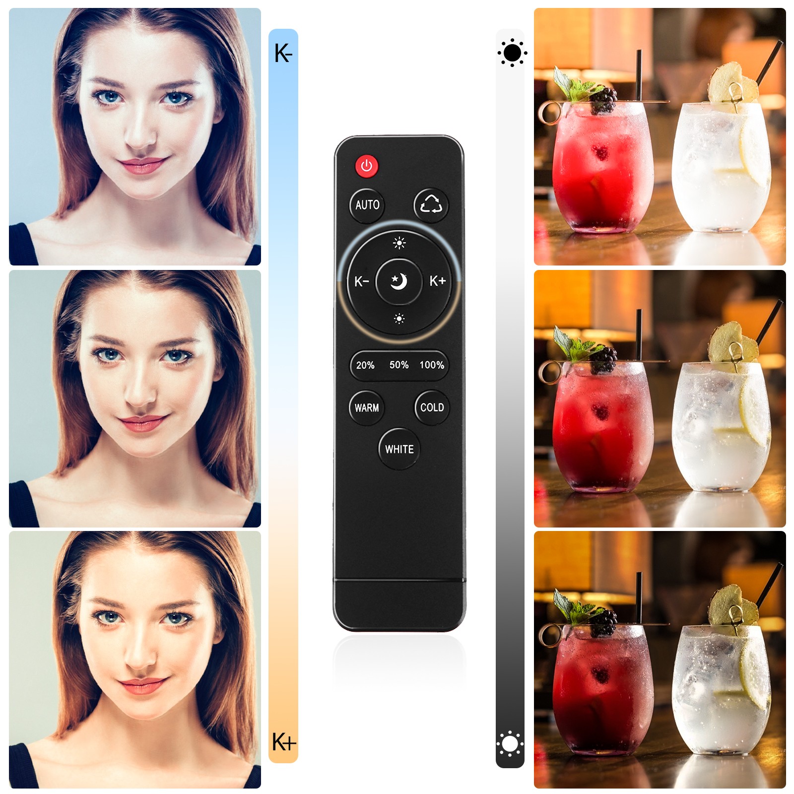 Studio LED Light Kit With Remote Control For Professional Photography BGMY