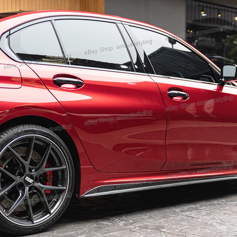 Dry Carbon Fiber Door Handle Cover Trims Set For BMW X3 M G01/F97, X4 M G02/F98