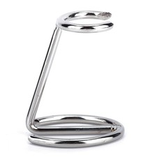 Men Shaving Brush Stainless Steel Stand Holder For Salon Home Trave WT
