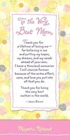 Blue Mountain Arts Magnetic Notepad, To The Very Best Mom By Jason Blume (np327) Blue Mountain Arts Magnetic Notepad, To The Very Best Mom By Jason Blume (np327)