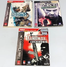 Tom Clancy's Series Prima Official Game Guide Paperback Lot Of 3