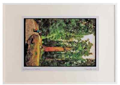038077 General Sherman Tree Sequoia Nationalpark A2 Bilderrahmen Aquarell