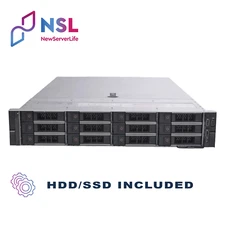 DELL R740xd 12LFF 2x Gold 6132 2.6GHz =28 Cores 384GB H730p 2x 4TB SAS 4xRJ45