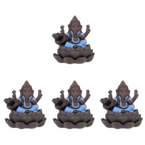 4 Pack Home Decorations For Home Smoking Pot Buddha Statue-