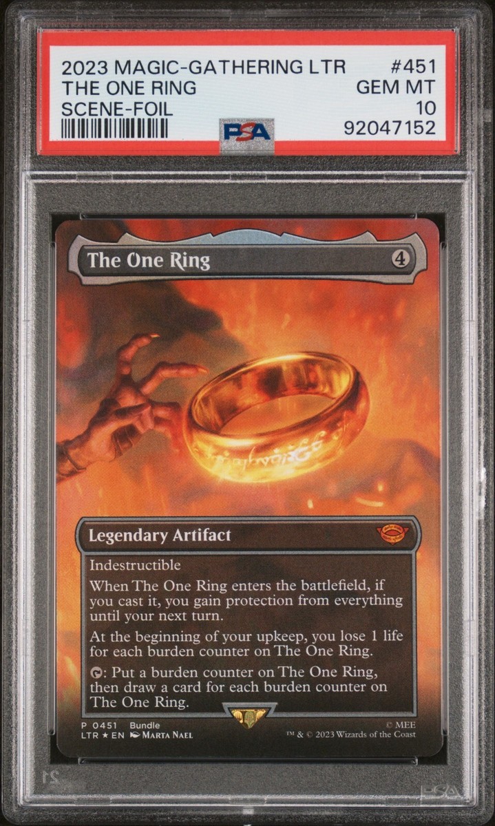 マジック：ザ・ギャザリング the One ring LTR)The One Ring(0748)(ボーダーレス)(ポスター)(F)/一つの指輪