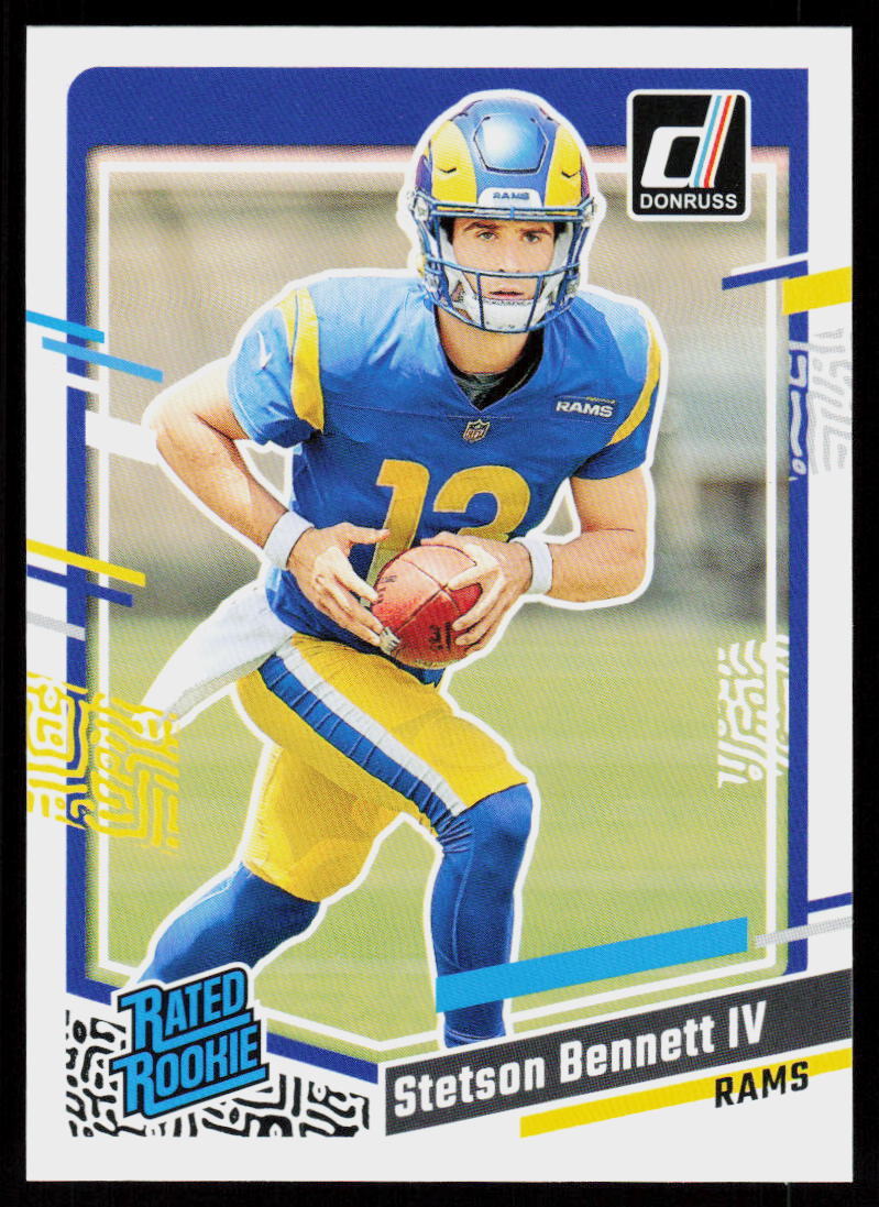 2023 Donruss Stetson Bennett IV #358 FOOTBALL Rookie Los Angeles Rams RC