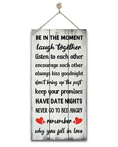 Heart Home Signs Decor Hanging Wood Sign Home Décor Rustic Décor Sign 