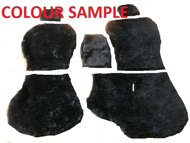 FUNDA ASIENTO TRASERO DE PIEL NEGRA HECHA A MEDIDA PARA FORD FALCON BA, BF WAGON Foto 4 de 4