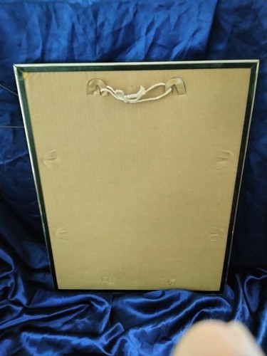 Framed Vintage 1986 Walt Disney FANTASIA Mickey Mouse Poster 21 x 17 Disneyana - Picture 2 of 2