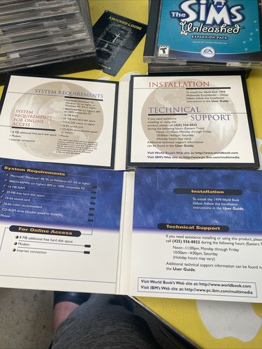 IBM WORLD BOOK 1998 & 1999 ENCYCLOPEDIA DELUXE EDITION Pc Cd-rom w/ key number - Picture 10 of 12