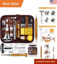 Adjustable Case Opener and Spring Bar Watch Repair Tool Set - Complete Kit