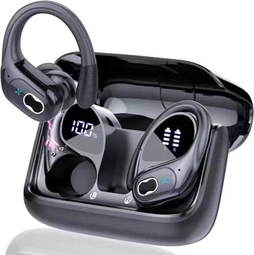 2025 Bluetooth 5.4 Kopfhörer Sport, Kopfhörer Kabellos Bluetooth mit LED-Display - Bild 14 von 14