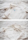 Newborn infant clothes baby boy/girl organic cotton Side-tie Tees Made in Korea