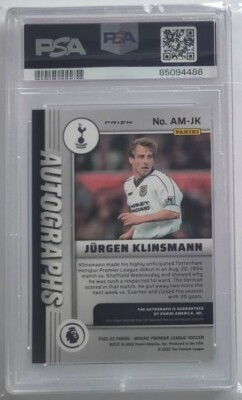 2021-22 Mosaic Premier League Jurgen Klinsmann Autograph #AM-JK