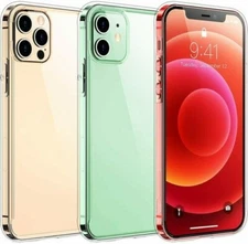 Temdan Clear Case Compatible with iPhone 12 Case/Compatible with iPhone 12 Pro 