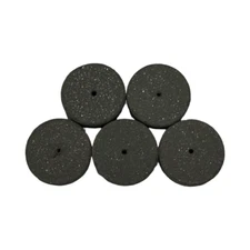 CRATEX 7/8″ × 1/4″ × 1/8″ - Resin Bonded Rubber Wheel (Medium Grit) 5 Pack