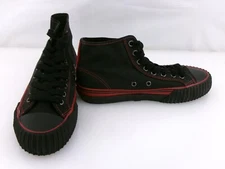 PF Flyers Shoes Center Hi Black/Red Sneaker Mismatched 7.5/6.5 (Womens 9/8)