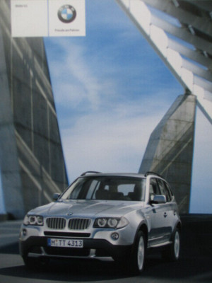 BMW X3 xDrive20i 25i 30i 20d 30d 35d E83+M-Paket+Edition 3/2009 Katalog